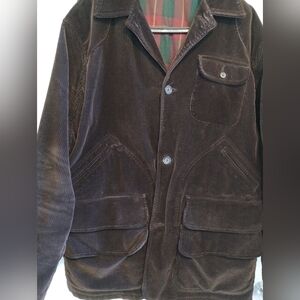 Vintage Ralph Lauren Men's Corduroy Barn Jacket Large